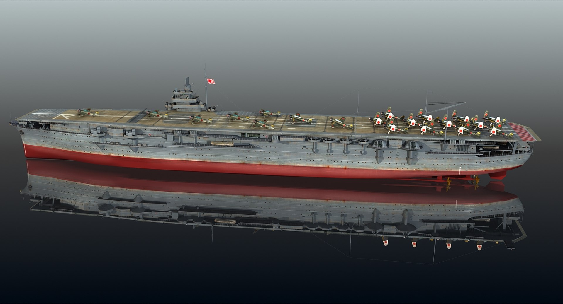 3D Model Japanese Zuikaku 1942 Pearl Harbor - TurboSquid 1344427