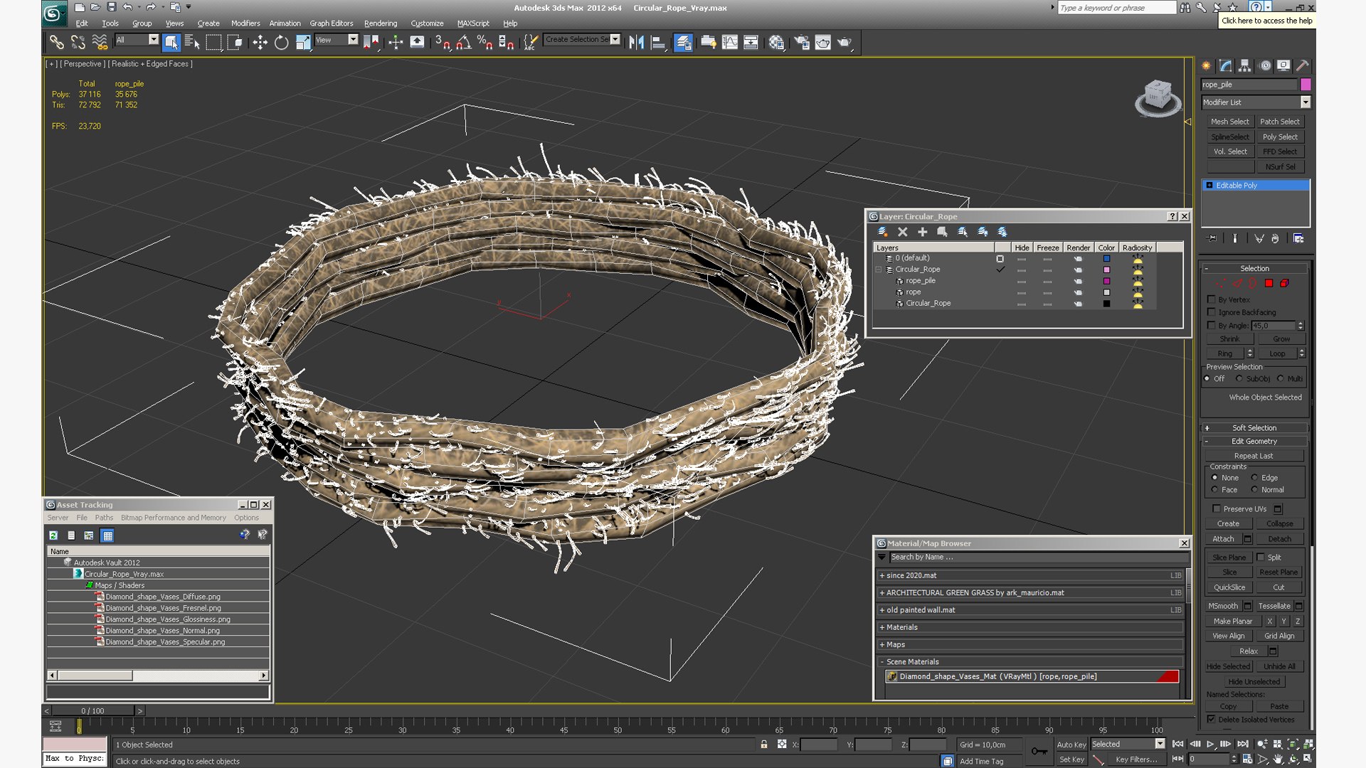 Circular Rope 3D Model - TurboSquid 1476118