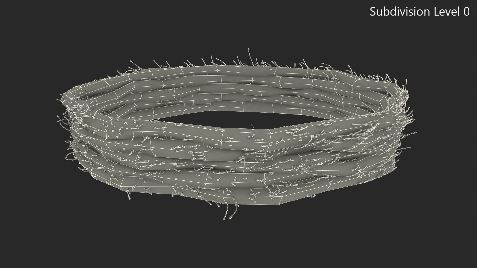 Circular Rope 3D Model - TurboSquid 1476118