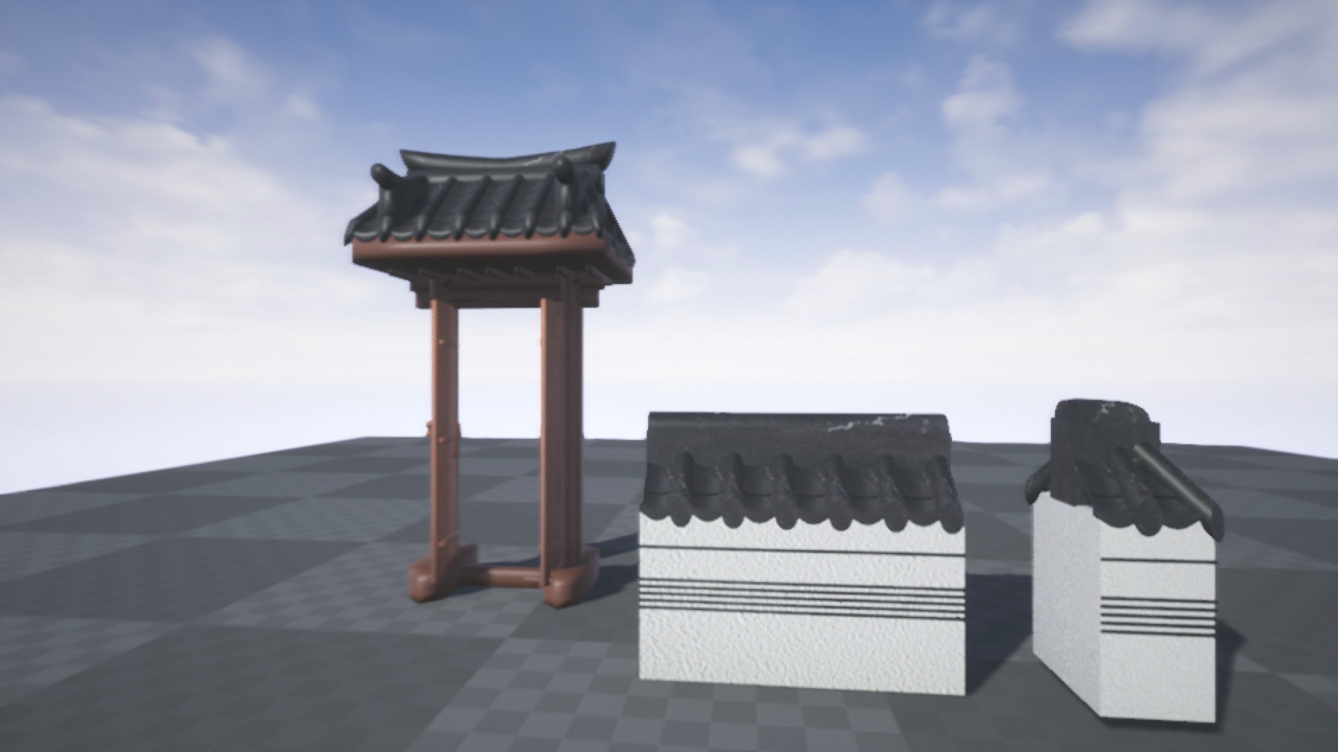 Korean Joseon Era Common House Gate and Wall model https://p.turbosquid.com/ts-thumb/pd/XqPmJW/6j/vlcsnap2021123020h12m08s252/png/1640919312/1920x1080/fit_q87/76ceefb75d1b397c50883cd2269236132ce00ba3/vlcsnap2021123020h12m08s252.jpg