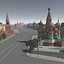 3D moscow red square