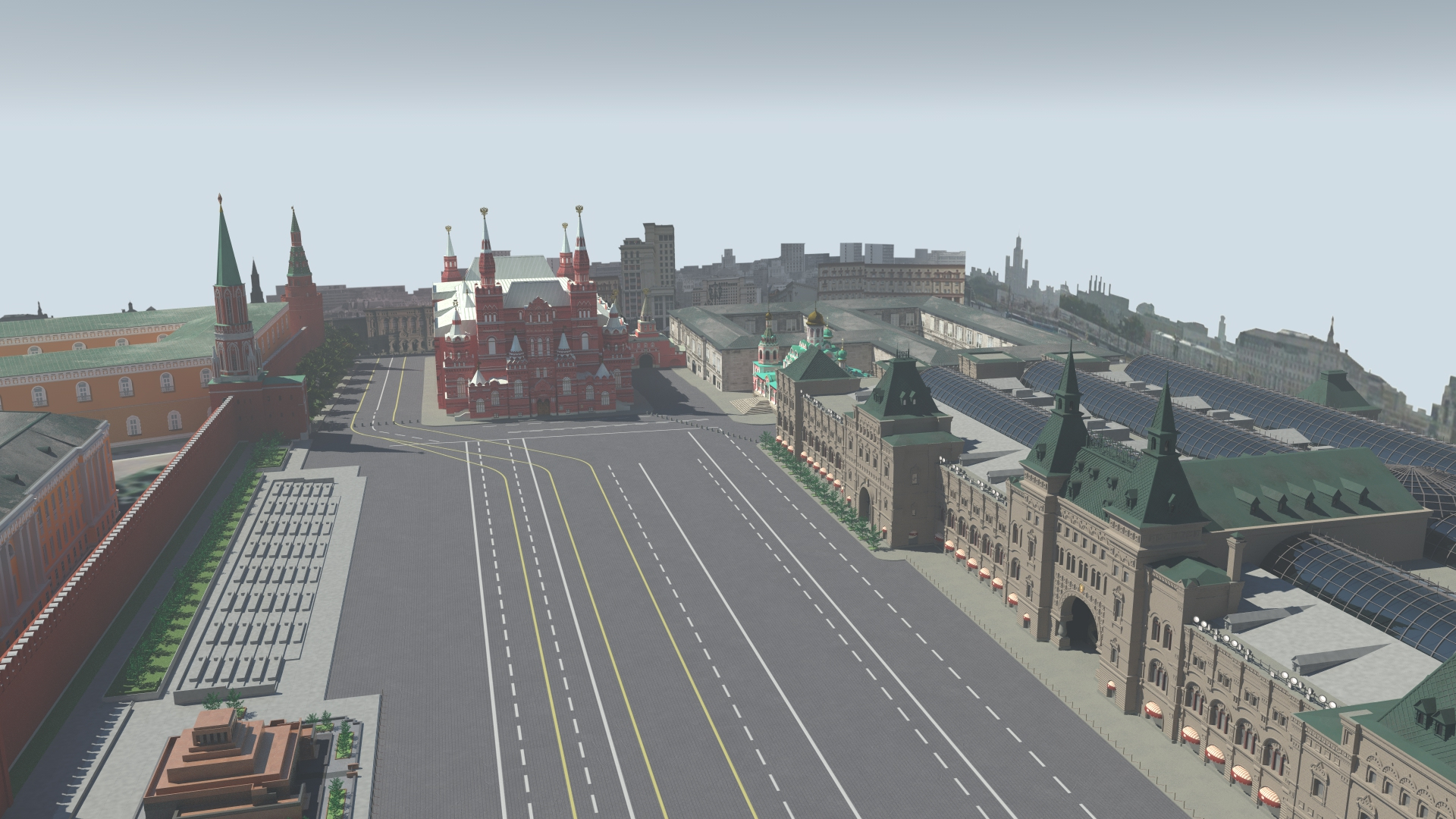 3D Moscow Red Square - TurboSquid 1602984