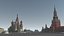 3D moscow red square