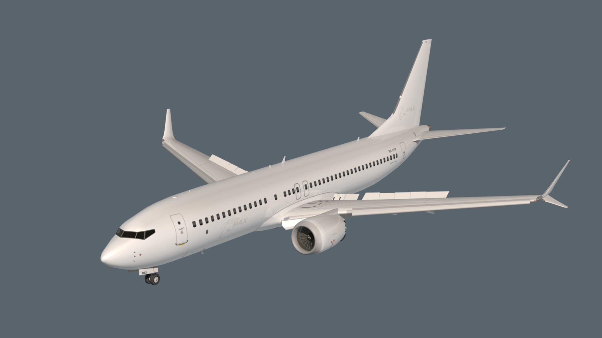 モデルプレーン（B737 MAX） Amazon.co.jp: 航空機 1/85 スケール 47 センチメートルために