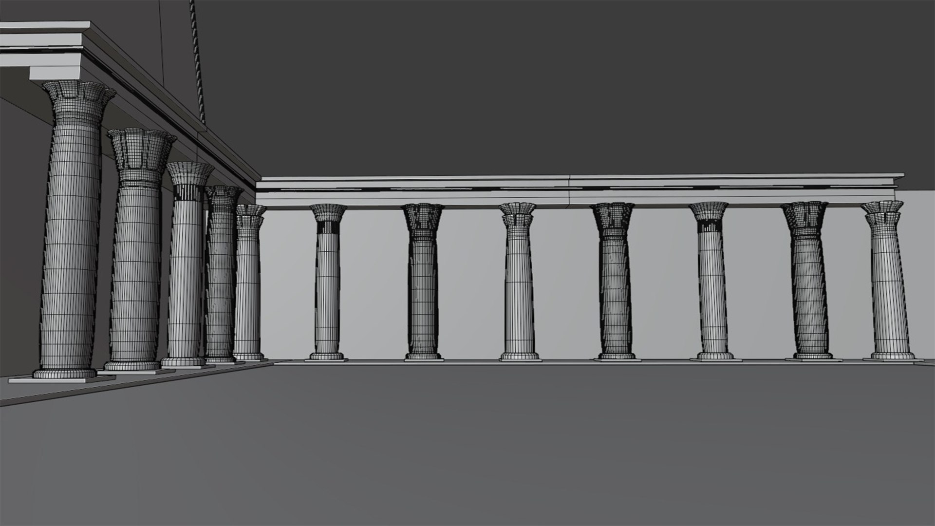 3D Egyptian Temple Model - TurboSquid 1695600