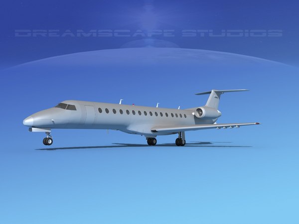 3D embraer erj