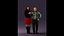 homme femme, tenant mains 0772