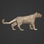 Snow Leopard 3D model