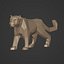 Snow Leopard 3D model