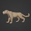 Snow Leopard 3D model