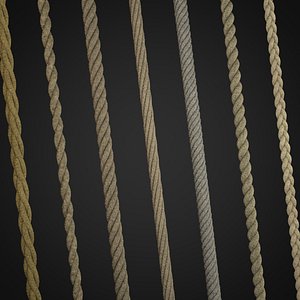 3D ropes cords model