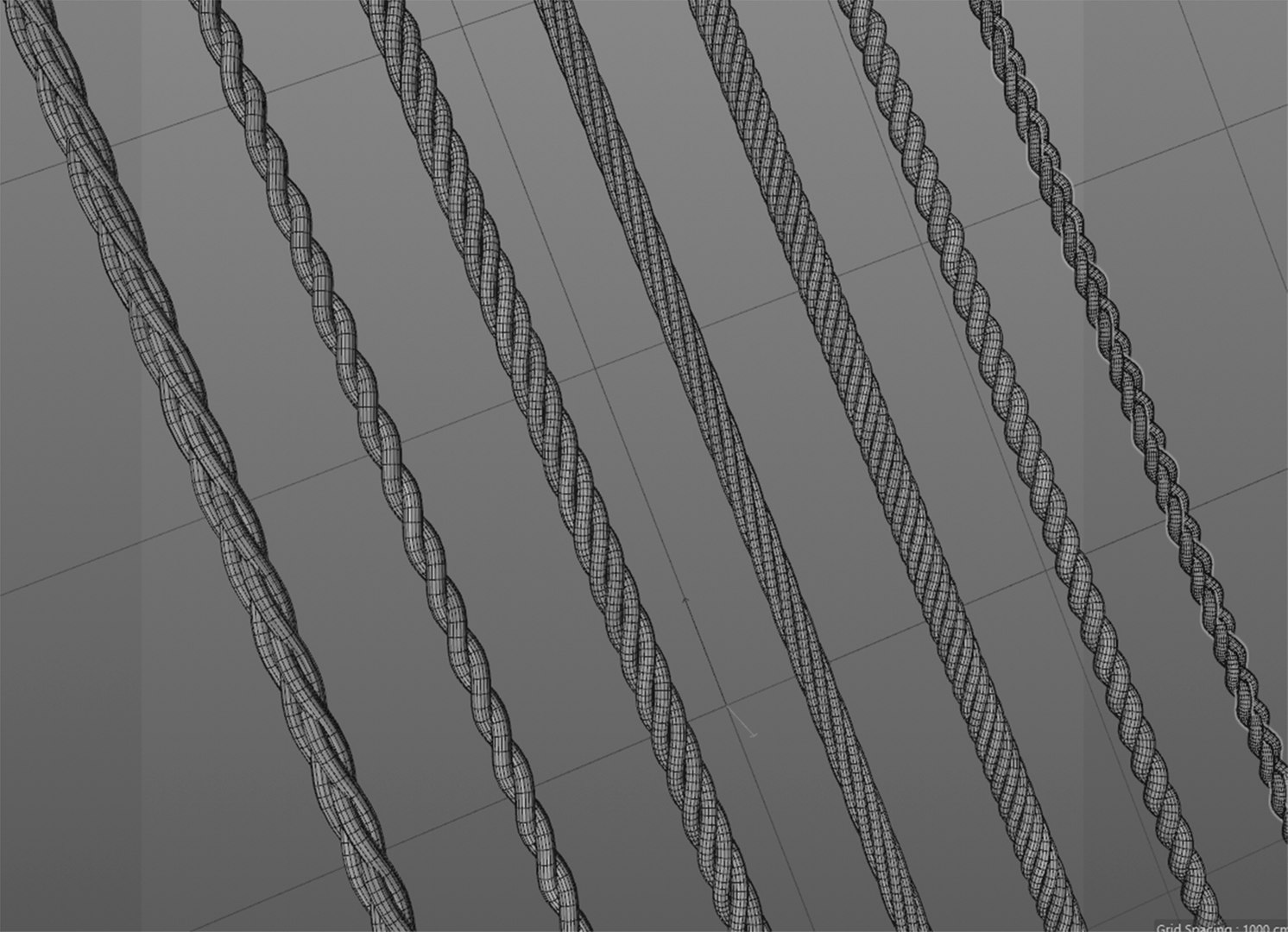 3D Ropes Cords Model - TurboSquid 1579728