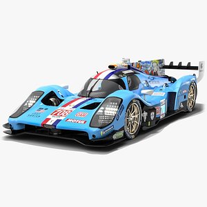 Glickenhaus SCG 007 LMH Hypercar WEC Season 2023 3D