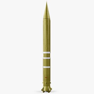 R-12 Dvina Ballistic Missile 3D