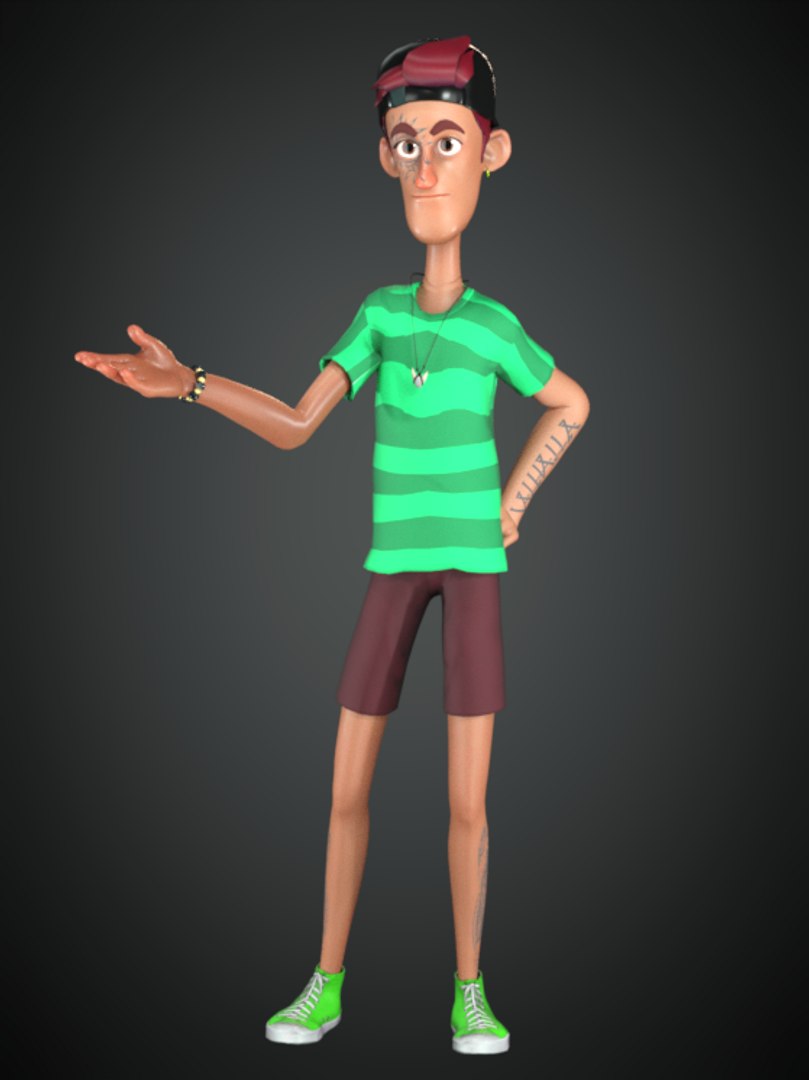 Cartoon Rigged Style Boy-Leo Character 3D Model 3D - TurboSquid 2187079