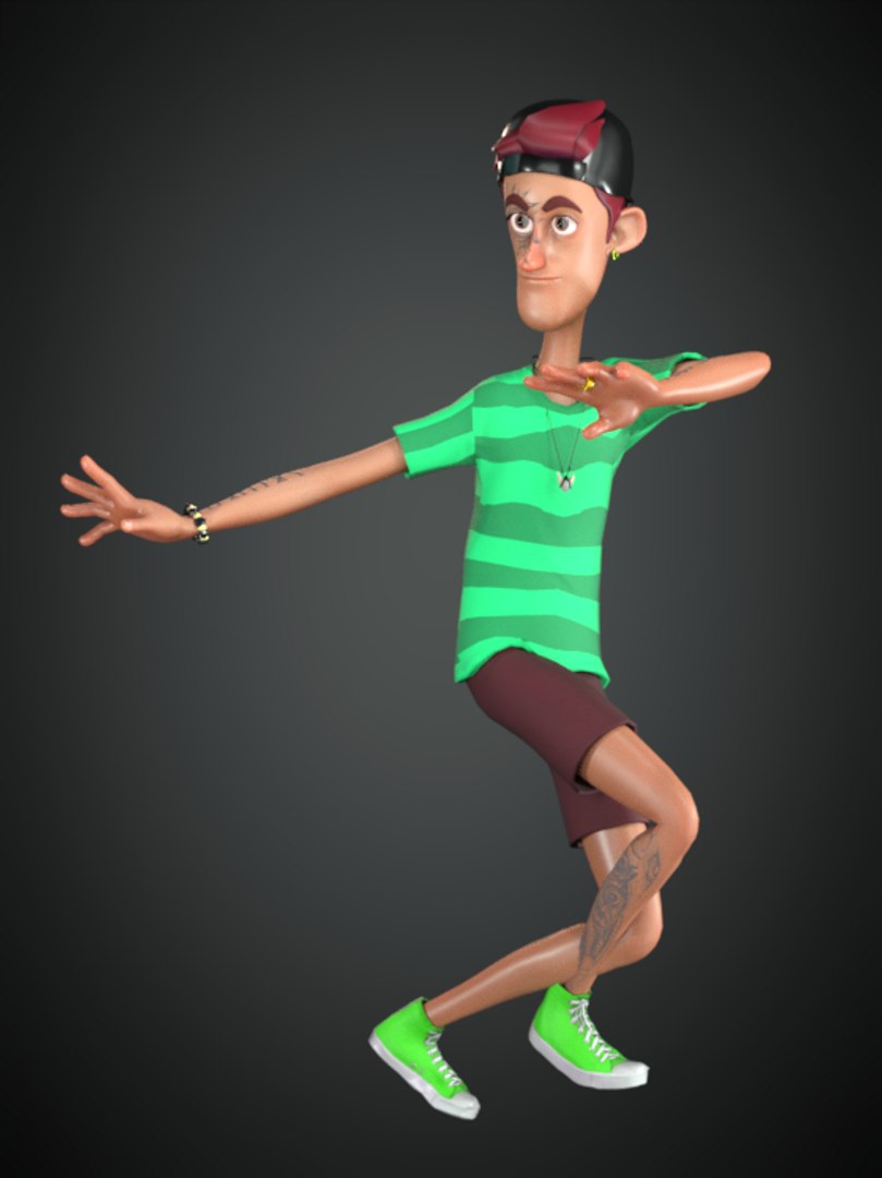 Cartoon Rigged Style Boy-Leo Character 3D Model 3D - TurboSquid 2187079