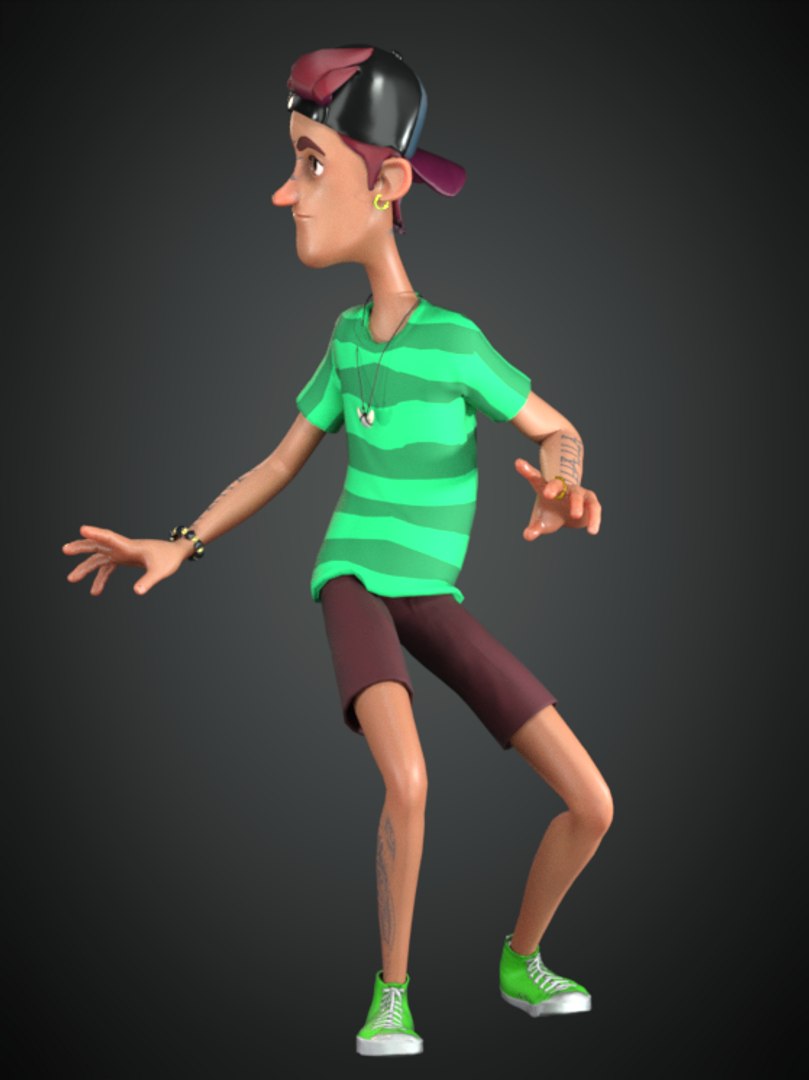 Cartoon Rigged Style Boy-Leo Character 3D Model 3D - TurboSquid 2187079