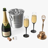 Clio Trophy and Champagne