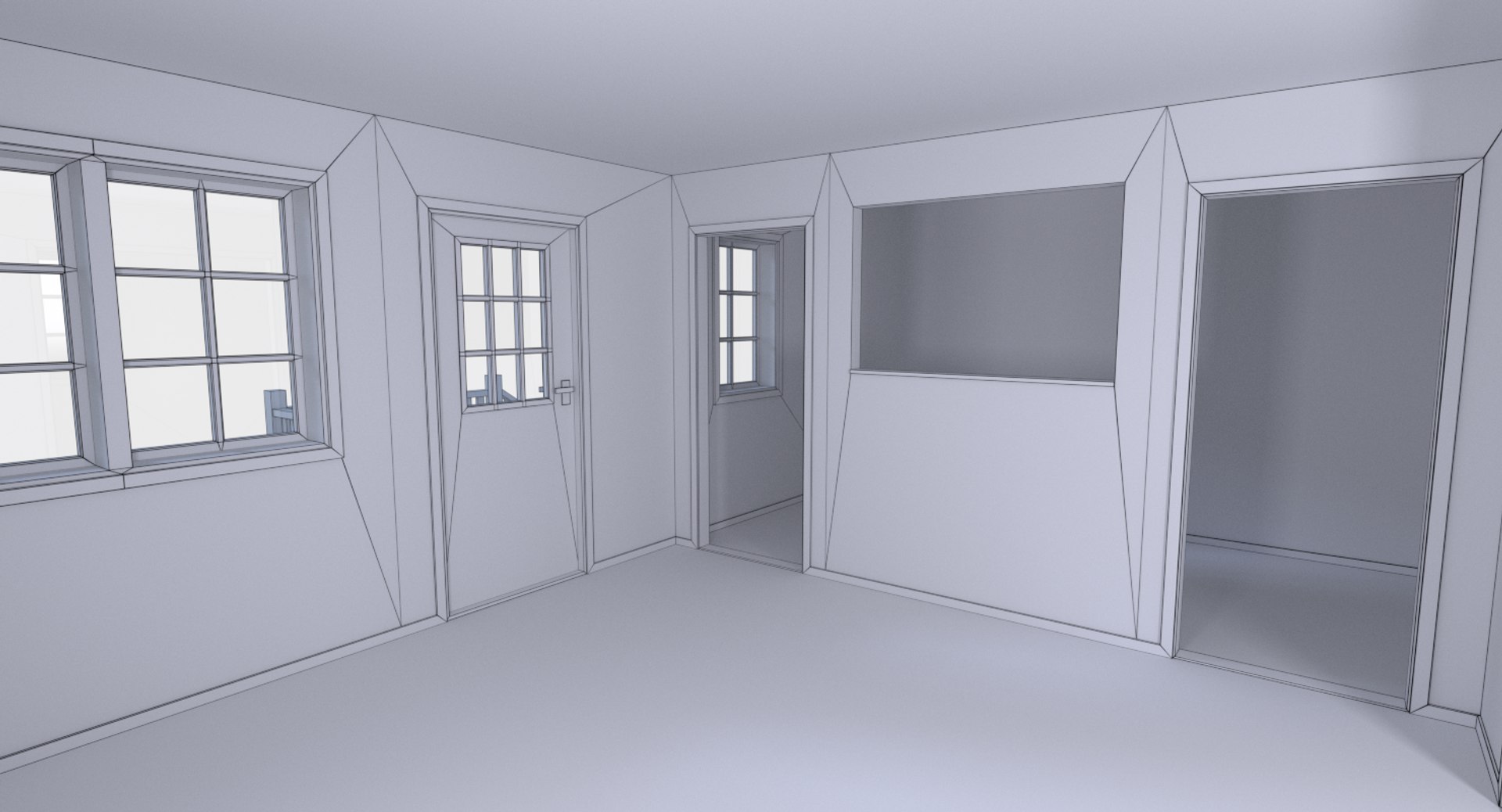 3d interior home model