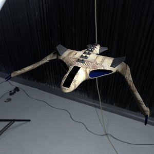 space ship desert model