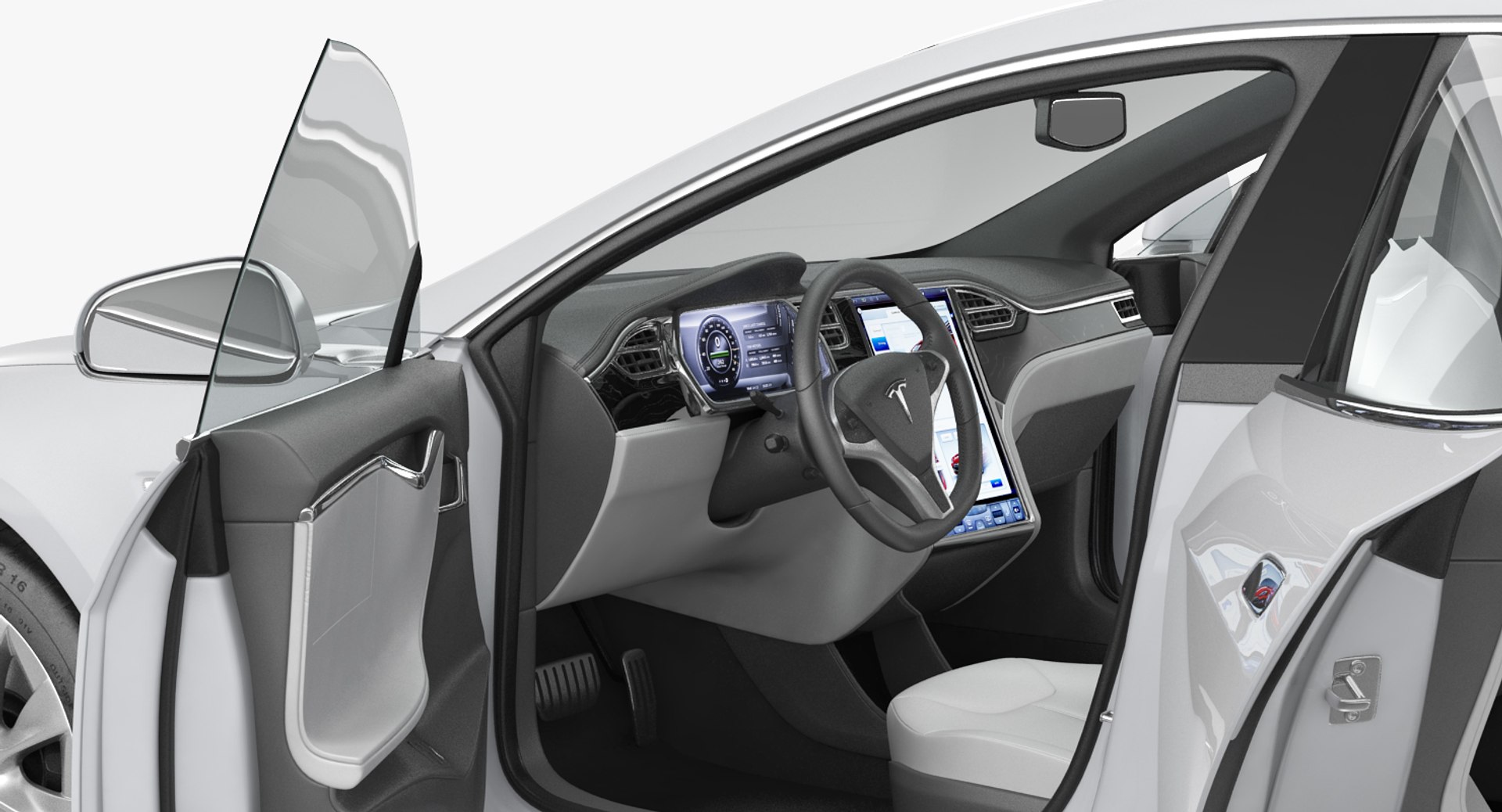 3D tesla s frame modeled - TurboSquid 1191572