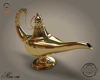 Gold Magic Lamp