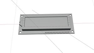 LCD 2 x 16 Arduino model