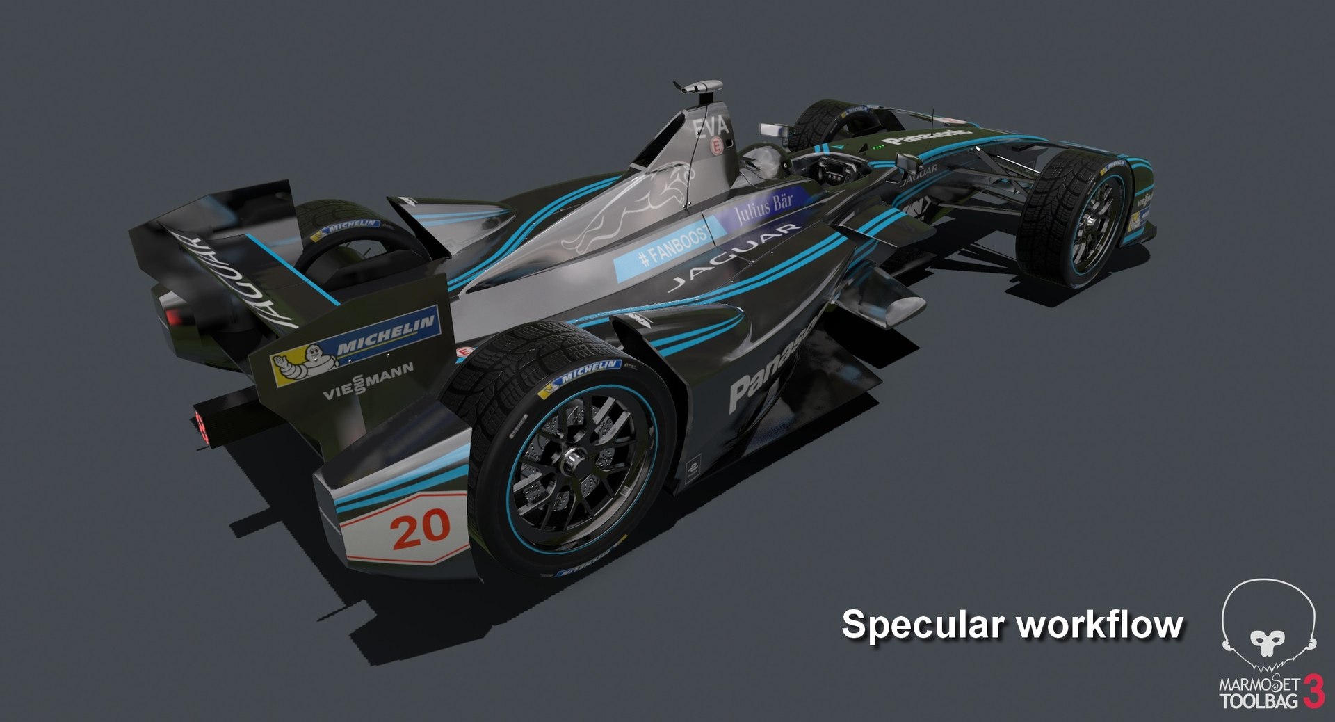 Panasonic racing formula e 3D model - TurboSquid 1218784