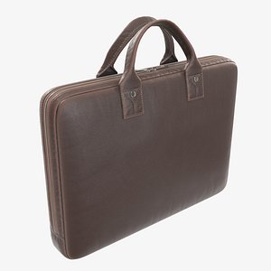 handbag leather briefcase 3D model