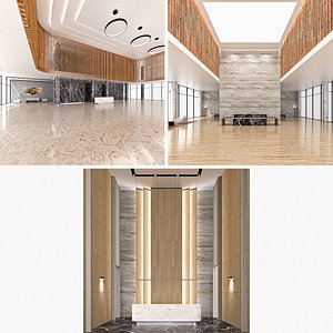3D Hotel reception collection