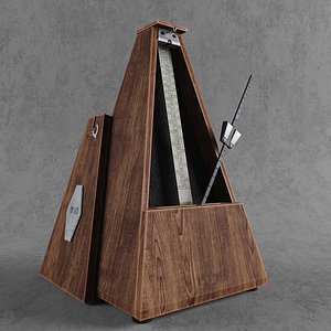 wooden metronome 3d max