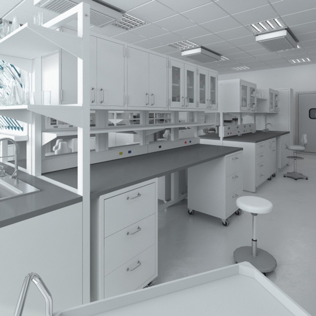3d Scene Big Hd Laboratory