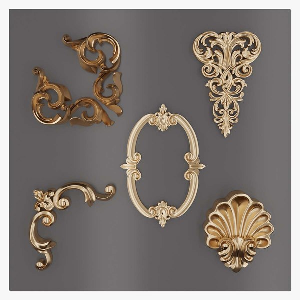modelo 3d Trim Ornament 74 - TurboSquid 1910728