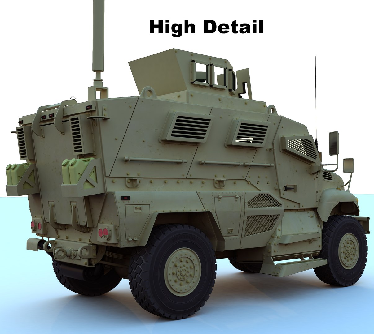 3d Maxxpro Mrap Vehicle Model