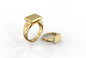 3D model Signet ring