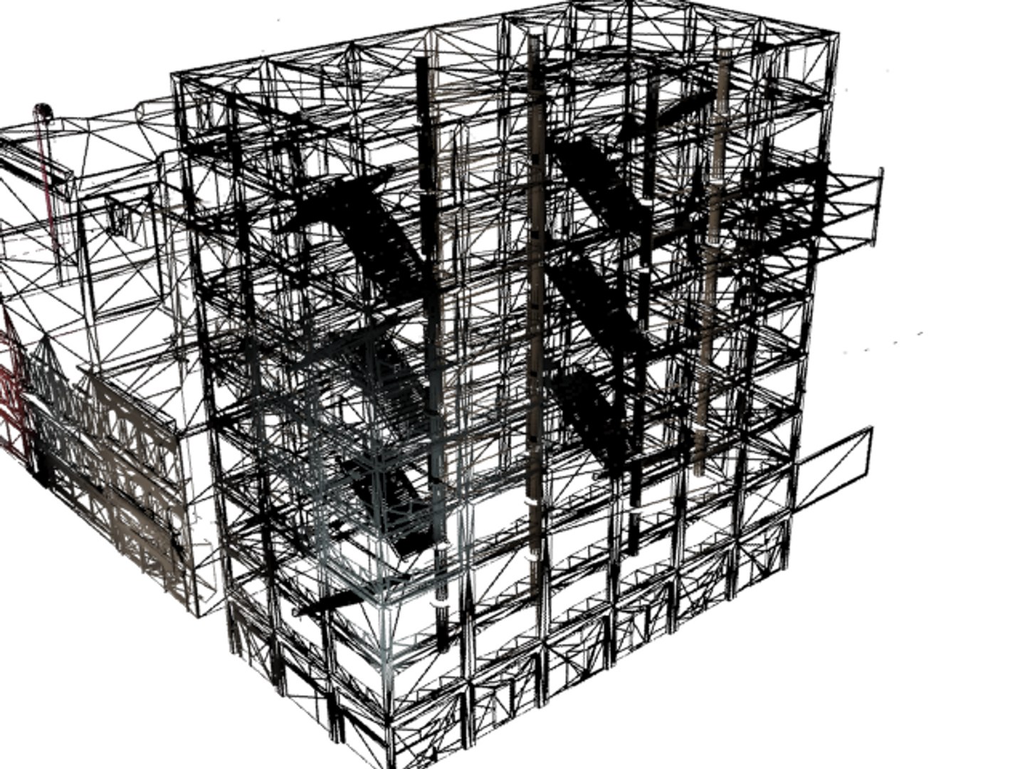 Building Render 3d Model