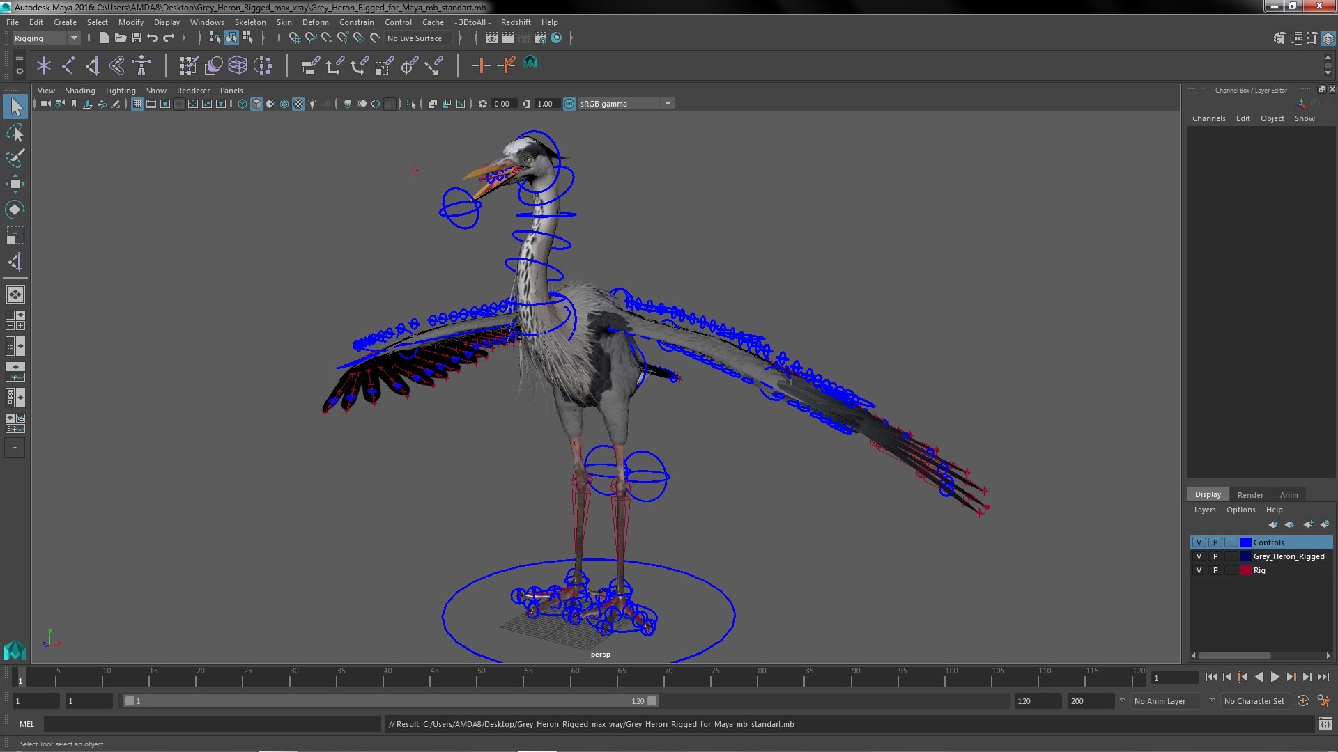 3D Grey Heron Rigged for Maya https://p.turbosquid.com/ts-thumb/pe/s6OmCF/1S/greyheronriggedformaya3dsmodel041/jpg/1667085230/1920x1080/fit_q87/4ac335207cfad4b2ab5516c0522e9ad04a16dc27/greyheronriggedformaya3dsmodel041.jpg