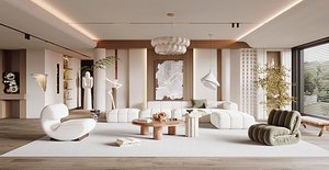 G14-Wabi-Sabi Style Living Room