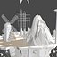 Ilha Flutuante Low Poly