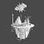 Ilha Flutuante Low Poly