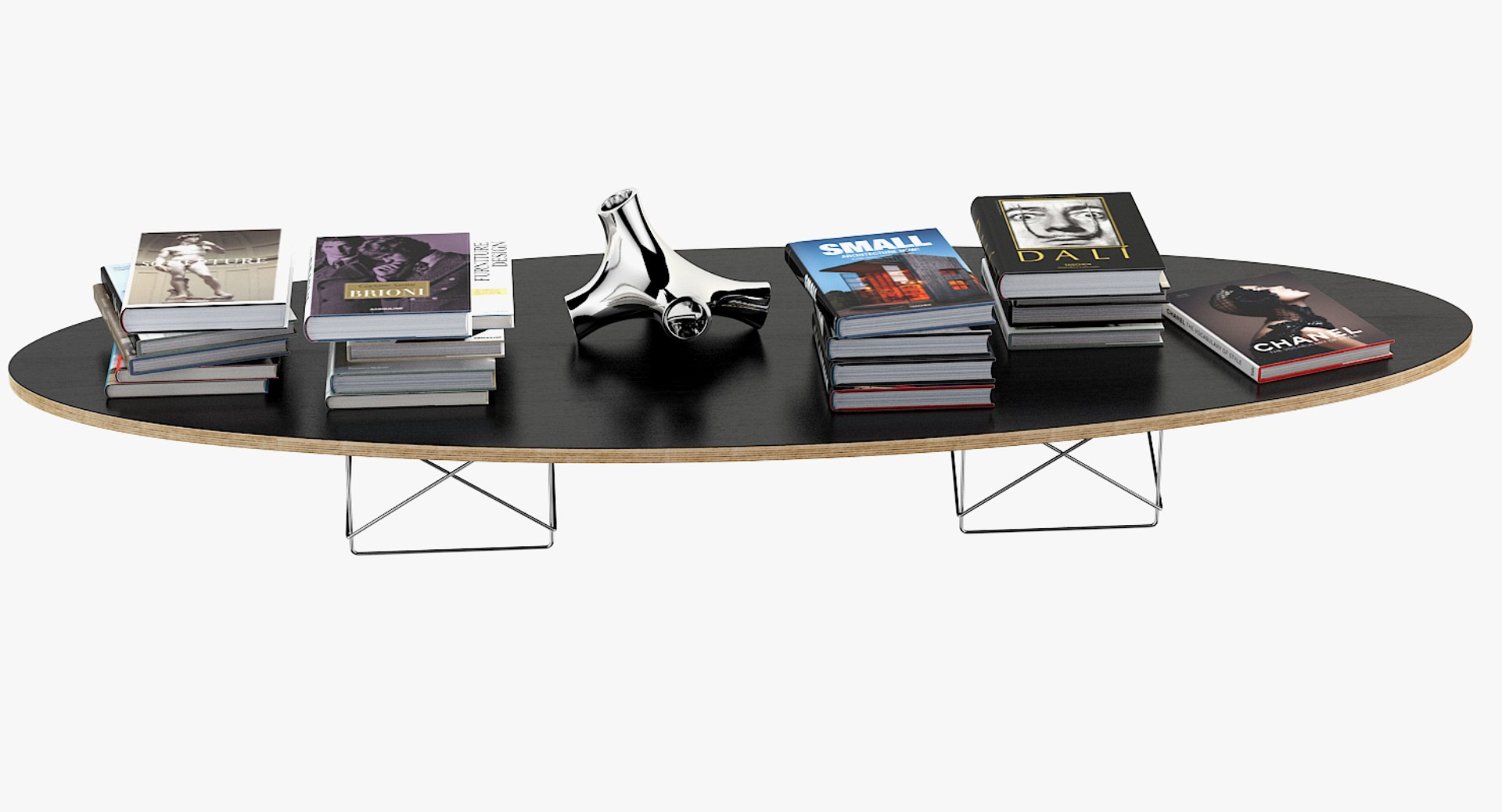 Elliptical Table Etr 3D Model - TurboSquid 1411917