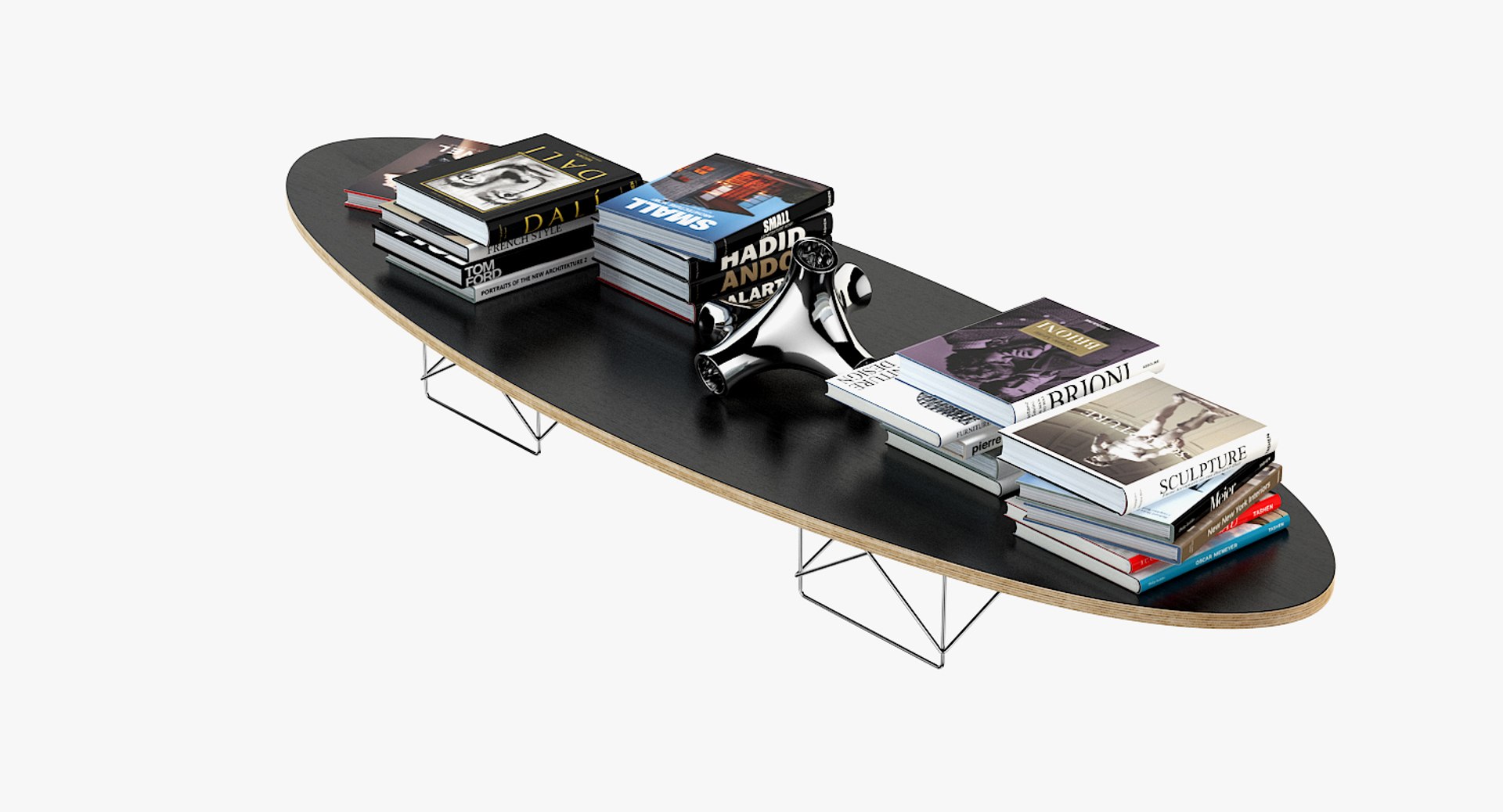 Elliptical Table Etr 3D Model - TurboSquid 1411917