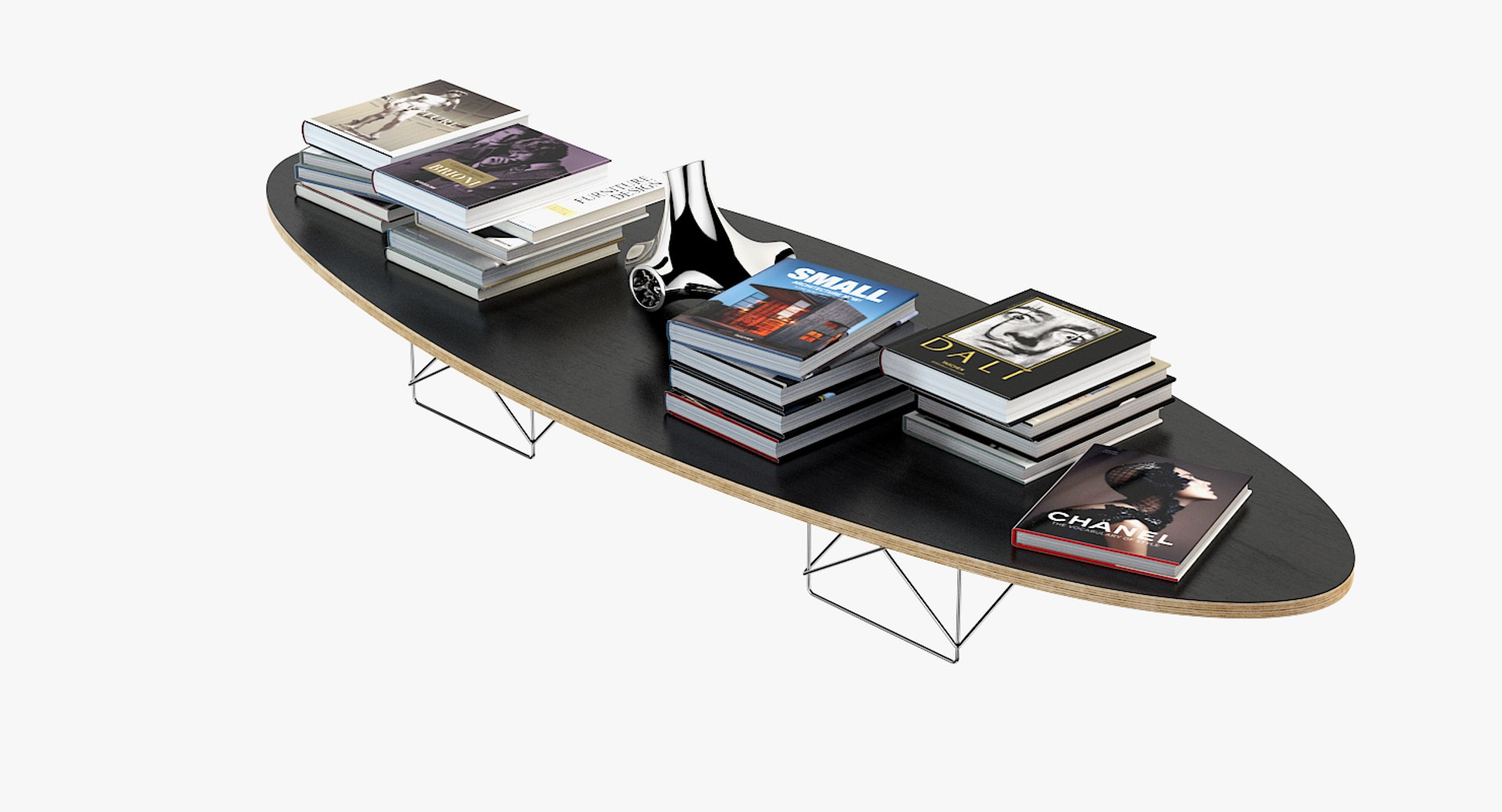 Elliptical Table Etr 3D Model - TurboSquid 1411917