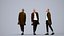 Basics0181 - A set containing 5 models of male and female adults walking in casual attire in public