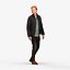 Basics0181 - A set containing 5 models of male and female adults walking in casual attire in public