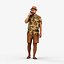 Basics0181 - A set containing 5 models of male and female adults walking in casual attire in public