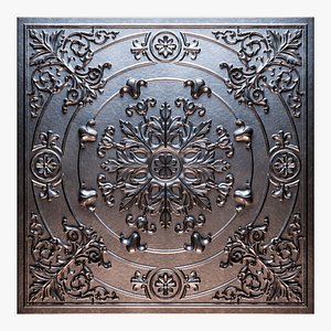 old tin tiles 3D model