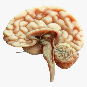 Human Brain Cross Section Anatomy