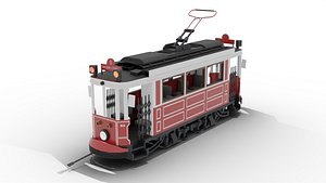 OLD Tram 3D model