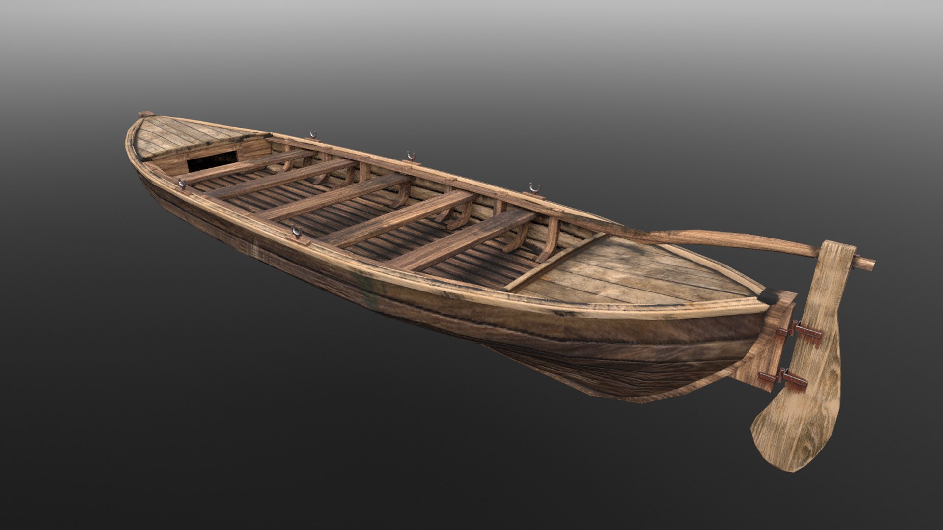 3D boat oars - TurboSquid 1643734